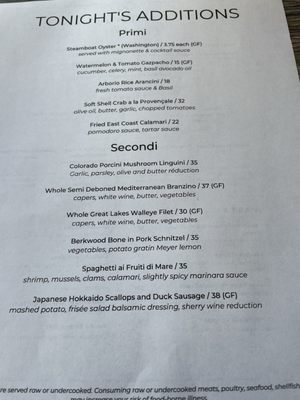 Menu photo 1 Allegria Restaurant and Catering Carbondale, CO Menu photo 1 Allegria Restaurant and Catering Carbondale, CO