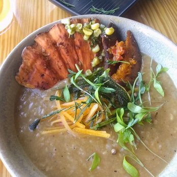 Marrow - Congee.  Just get it.  Truly no other restaurant in Detroit is either doing congee at all or doing it right - New American Near Me - Detroit, Michigan