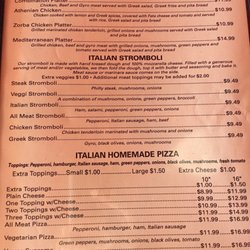 Roma - Menu