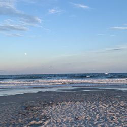 Wildwood Crest Beach - Beautiful Dusk Colors In The Sky