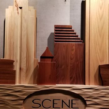 Scene Ultra Lounge - a display of wooden furniture - Lounges Near Me - Cincinnati, Ohio