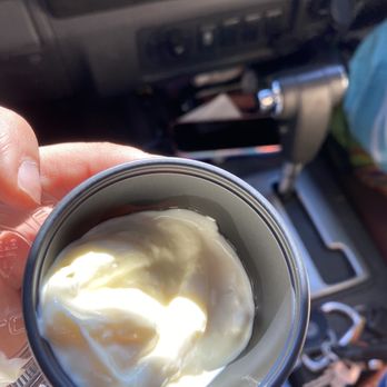 Tasty's Fresh Burgers - This is the quarter ounce of tartar sauce they charged me $.50 for when I asked for it for my veggie burger (without mentioning it) - Breakfast & Brunch Near Me - Yulee, Florida