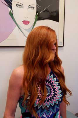 Nikki ferrara hair color by null