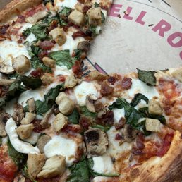 Original 11" with chicken bacon spinach mozzarella & mushroom Original 11" with chicken bacon spinach mozzarella & mushroom