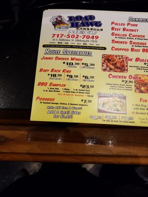 Menu photo 3 Road Hawg Barbecue Dillsburg, PA Menu photo 3 Road Hawg Barbecue Dillsburg, PA