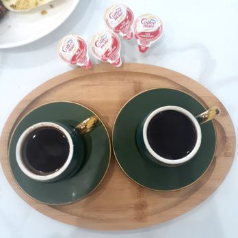 Farhat Sweets - Turkish Coffee for 2. Hot, intense. MINI MOOS. *insert SAD face* - Desserts Near Me - Sterling Heights, Michigan