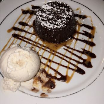 The Sunset Restaurant - Warm Flourless Chocolate TortinoChocolate - New American Near Me - Malibu, California