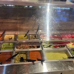 Salsa bar Salsa bar