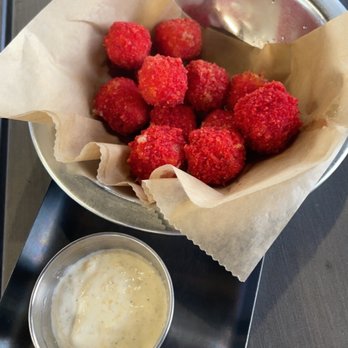 BigShots Golf - Flaming hot Cheetos mozzarella bites - Golf Near Me - Springfield, Missouri