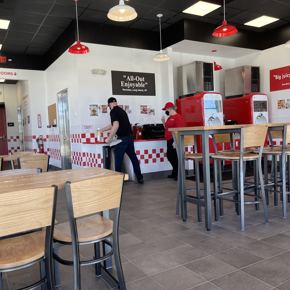 Five Guys - Interior - soda station - Burgers Near Me - Edwardsville, Illinois