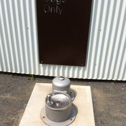 Schmul Playground - Water fountain designed for canine visitors near the bathrooms
