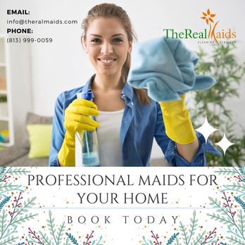 The Real Maids - Ready to elevate your home's cleanliness? Learn how 'The Real Maids' can make a remarkable difference with our professional house cleaning s - Home Cleaning Near Me - Apollo Beach, Florida The Real Maids - Ready to elevate your home's cleanliness? Learn how 'The Real Maids' can make a remarkable difference with our professional house cleaning s - Home Cleaning Near Me - Apollo Beach, Florida