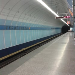 Metro Vysočanská - Modrá
