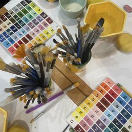 Painting set-up