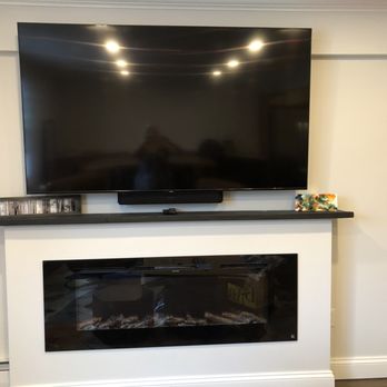 Galgano Construction - Living Room-the awesome fireplace was their idea! - General Contractors Near Me