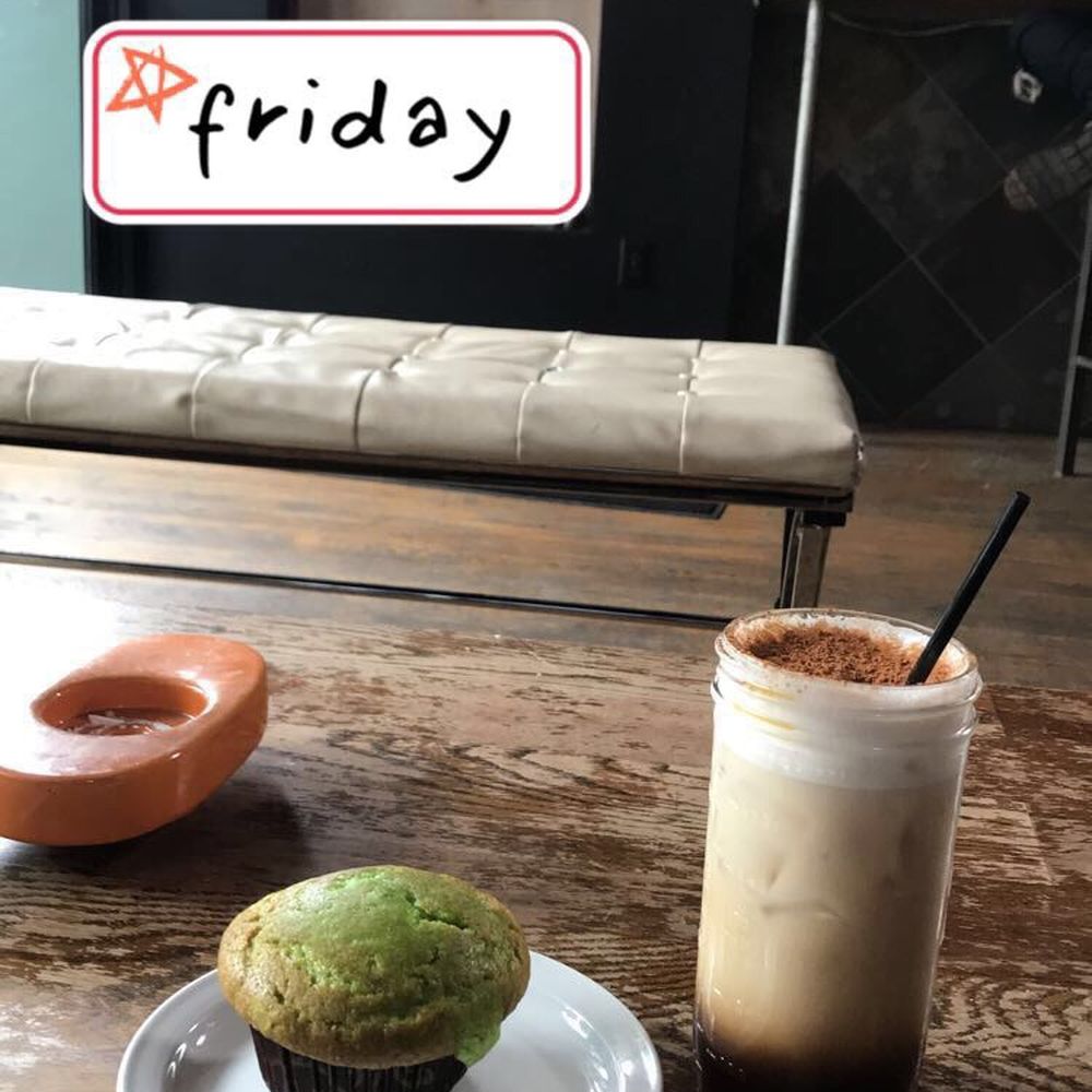 Cafe Sasso - Iced honey bear latte with a pistachio muffin. Love how they serve the coffee in Mason jars! - Cafes Near Me - Rochester, New York Cafe Sasso - Iced honey bear latte with a pistachio muffin. Love how they serve the coffee in Mason jars! - Cafes Near Me - Rochester, New York