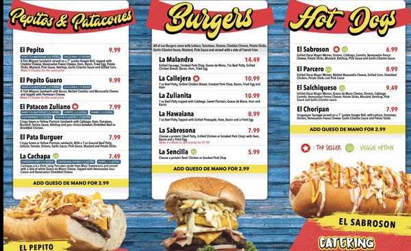 Menu photo 2 La Sabrosita Restaurant Lilburn, GA Menu photo 2 La Sabrosita Restaurant Lilburn, GA