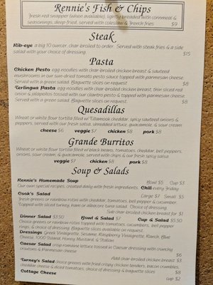 Menu photo 8 Rennie's Landing Eugene, OR