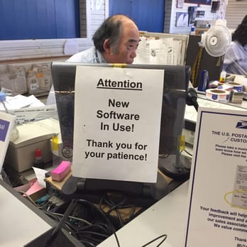 US Post Office - They have had these "new software in use" signs up for over a year now. - Post Offices Near Me - Torrance, California