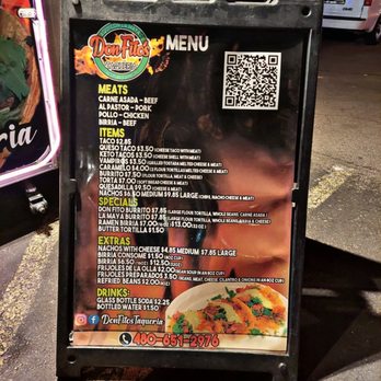 Don Fito’s Taqueria - Menu. Well priced. - Tacos Near Me Don Fito’s Taqueria - Menu. Well priced. - Tacos Near Me