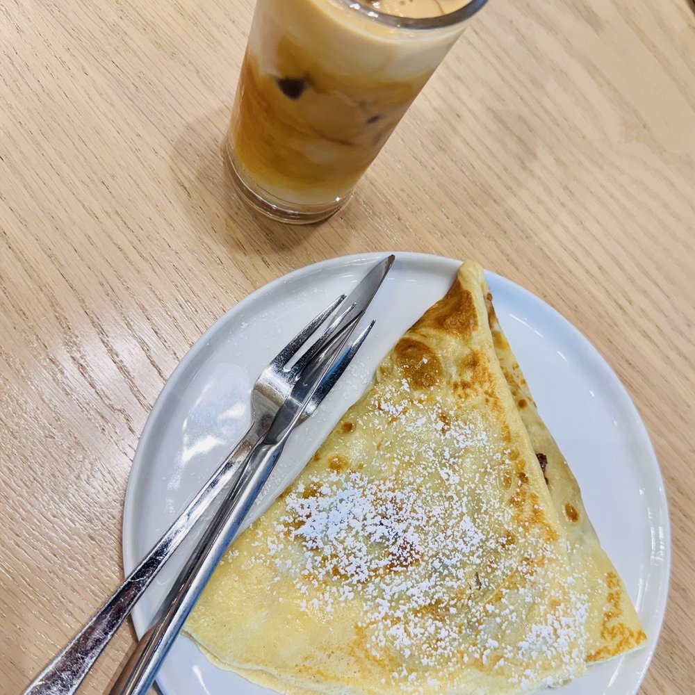 Coco Cafe - Nutella and Banana Crepe and and Iced Americano - Bakeries Near Me - Hinckley, Ohio Coco Cafe - Nutella and Banana Crepe and and Iced Americano - Bakeries Near Me - Hinckley, Ohio