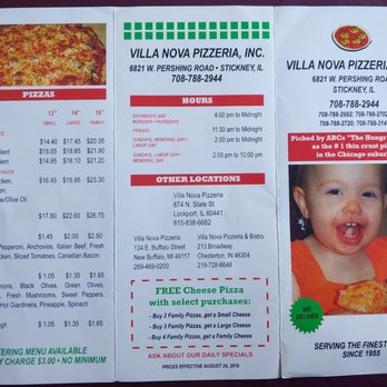 Villa Nova Stickney - Circa 2/2020 - Pizza Near Me - Stickney, Illinois Villa Nova Stickney - Circa 2/2020 - Pizza Near Me - Stickney, Illinois
