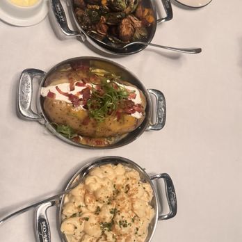 Stillwell's - Mac n cheese, loaded baked potato and brussel sprouts - Steakhouses Near Me - Dallas, Texas Stillwell's - Mac n cheese, loaded baked potato and brussel sprouts - Steakhouses Near Me - Dallas, Texas