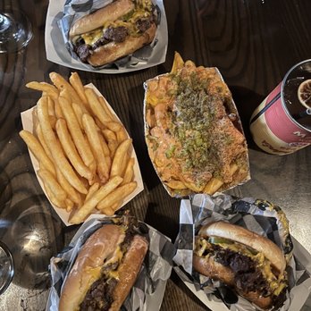The Drop In - YUM!! Loaded fries & burgers - Wine Bars Near Me - Chicago, Illinois