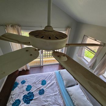 808 Property Maintenance - Fan blades- the one on the left is after cleaning, but the others are there as an example of what they looked like before. - Carpet Cleaning Near Me