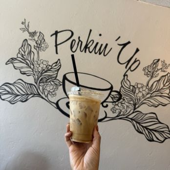 Perkin'Up Coffee House - egg nog shaken espresso - Coffee & Tea Near Me - Acton, California