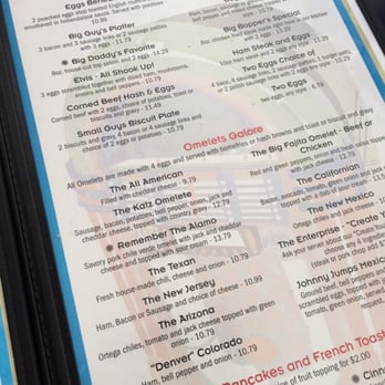 Katz N' Jammers Cafe - Some of their items are named after famous folks from the 40's, 50's, & 60's. - Diners Near Me - Lancaster, California