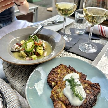Balzem - Octopus Salad, Zucchini Pancakes GH - Mediterranean Near Me - New York, New York