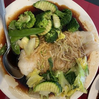 Arnold Chinese Restaurant - Steamed fish with ginger + $3 additional vegetables - Chinese Near Me - Arnold, California Arnold Chinese Restaurant - Steamed fish with ginger + $3 additional vegetables - Chinese Near Me - Arnold, California