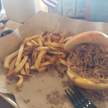 Mission BBQ - My wife's pulled pork & fries - Barbeque Near Me - Cape Coral, Florida Mission BBQ - My wife's pulled pork & fries - Barbeque Near Me - Cape Coral, Florida