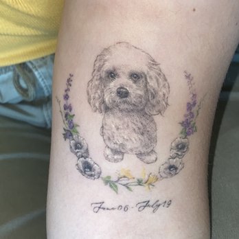 Paw Tattoo - Pet Portrait - Tattoo Near Me - San Mateo, California Paw Tattoo - Pet Portrait - Tattoo Near Me - San Mateo, California