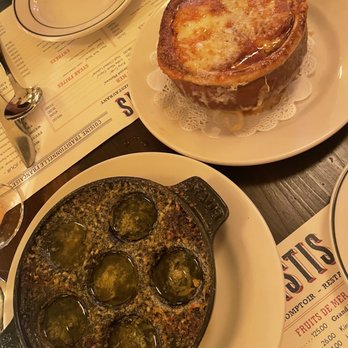 Pastis Miami - Escargots and Onion Soup - French Near Me - Miami, Florida