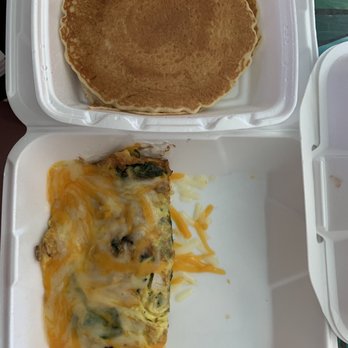 Brandon's Diner - I ordered the Popeye omelette with pancakes. - Breakfast & Brunch Near Me - Riverside, California