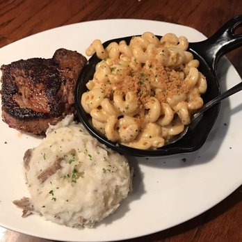 Outback Steakhouse - Ribeye with mashed potato & mac n cheese - Steakhouses Near Me - Baytown, Texas