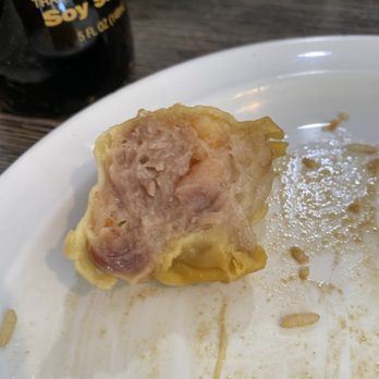 Dim Sum Cafe - Shumai. This picture does not show how pink it was inside. - Dim Sum Near Me - Mesa, Arizona