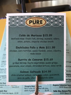 Menu photo 6 Pure Taqueria Atlanta, GA Menu photo 6 Pure Taqueria Atlanta, GA
