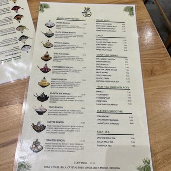 Snow Bliss - Menu (1/2) - Asian Fusion Near Me - San Francisco, California Snow Bliss - Menu (1/2) - Asian Fusion Near Me - San Francisco, California