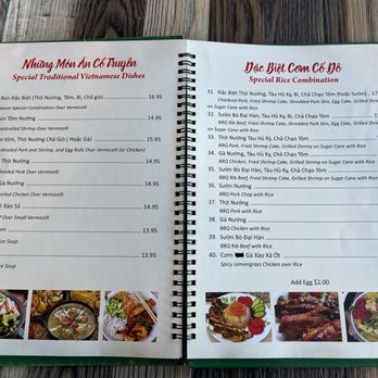 Co Do 2 - Menu Nov 2024 - Vietnamese Near Me - Sacramento, California