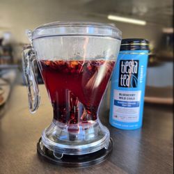 Hygge - Tiesta Tea, Blueberry Wild Child, an herbal tea with a blend of blueberries, hibiscus, and other flavors
