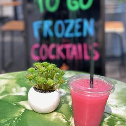 Frozen Hibiscus Margarita