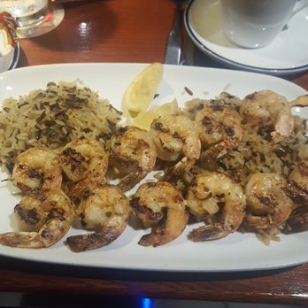 Red Lobster - Rice pilaf and garlic shrimp on a skewer - Seafood Near Me - Vallejo, California Red Lobster - Rice pilaf and garlic shrimp on a skewer - Seafood Near Me - Vallejo, California