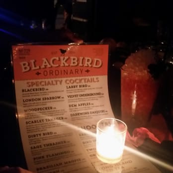 Blackbird Ordinary - Menu - Cocktail Bars Near Me - Miami, Florida Blackbird Ordinary - Menu - Cocktail Bars Near Me - Miami, Florida
