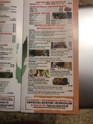 Menu photo 3 Cazadores Restaurant Perth Amboy, NJ
