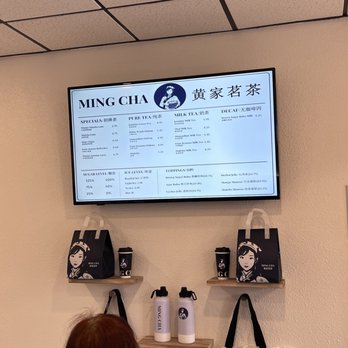 Ming Cha - Menu @teeeeeeeeeeem - Bubble Tea Near Me - Walnut, California