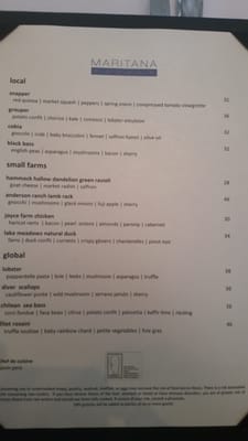 Menu photo 7 Maritana St. Pete Beach, FL