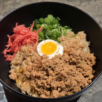 Gu Ramen Taps & Tapas - Spicy pork Yaki bowl - Ramen Near Me - Long Beach, California Gu Ramen Taps & Tapas - Spicy pork Yaki bowl - Ramen Near Me - Long Beach, California